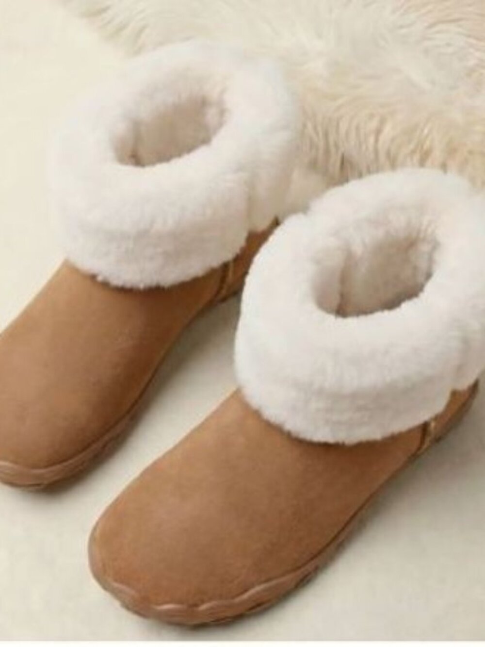 NWT Hike Footwear Cozely Barefoot Boots Tan Faux Fur EU 42/42.5 US 11/11.5